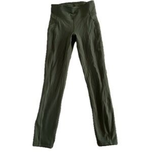 LULULEMON Olive Green High-Waisted Leggings